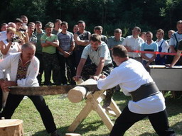 Лісоруби Закарпаття змагалися за звання кращого вальника лісу