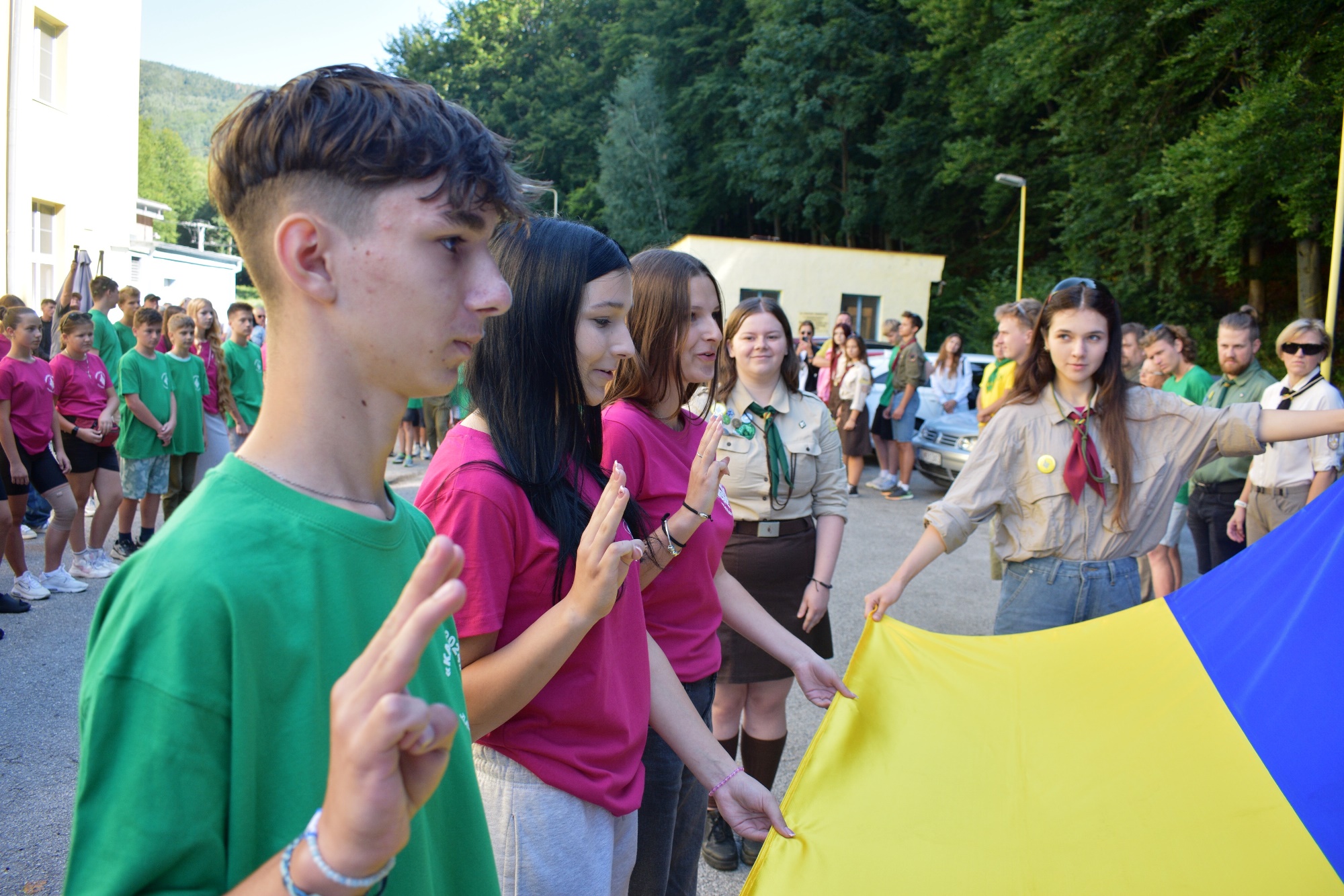 Роковий концерт і лемківське весілля. Пласт в Словаччині знов підготував дітям і молоді 9 незабутніх таборових днів (ФОТО)